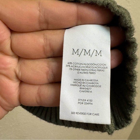 Cabi Trinity Stitch Cardigan Olive Green - Picture 6 of 7